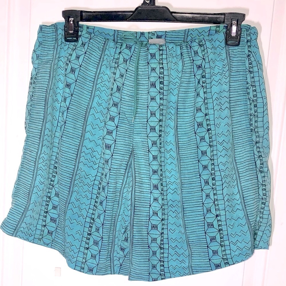G2000 The New Generation Vintage Blue Abstract Swim Shorts Large